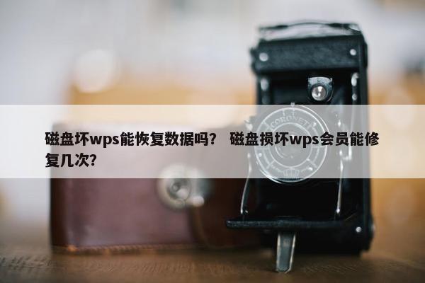 磁盘坏wps能恢复数据吗？ 磁盘损坏wps会员能修复几次？