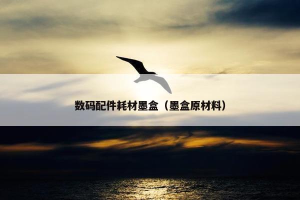 数码配件耗材墨盒（墨盒原材料）