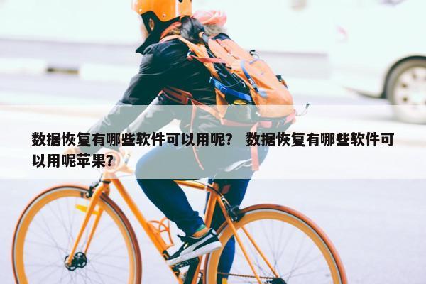 数据恢复有哪些软件可以用呢？ 数据恢复有哪些软件可以用呢苹果？