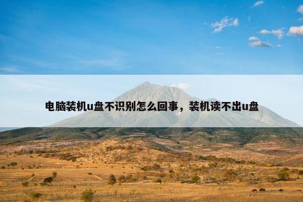 电脑装机u盘不识别怎么回事，装机读不出u盘
