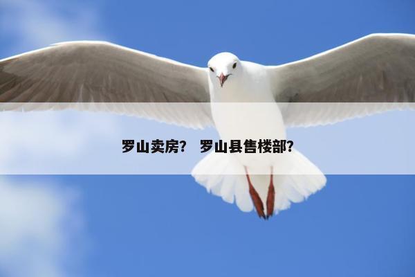罗山卖房？ 罗山县售楼部？