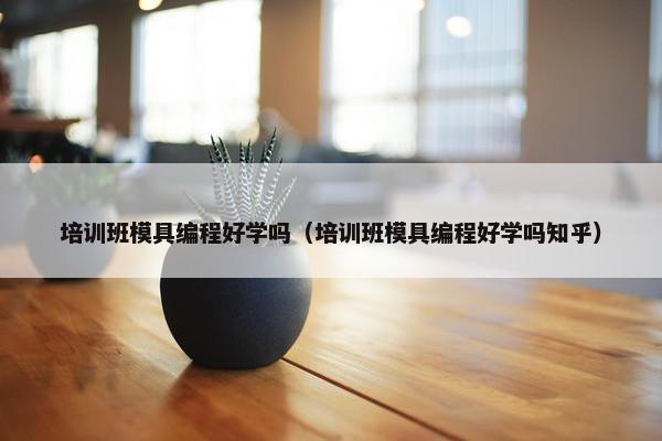培训班模具编程好学吗（培训班模具编程好学吗知乎）