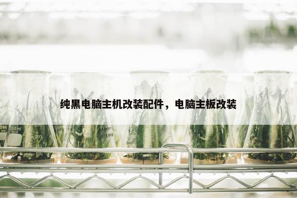纯黑电脑主机改装配件，电脑主板改装