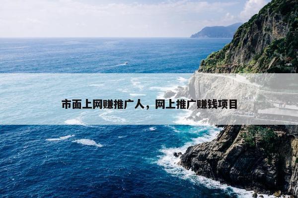 市面上网赚推广人，网上推广赚钱项目