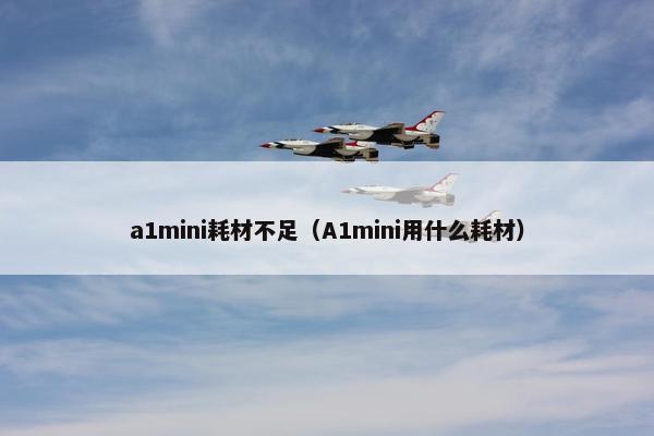 a1mini耗材不足（A1mini用什么耗材）