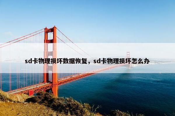 sd卡物理损坏数据恢复，sd卡物理损坏怎么办
