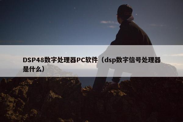 DSP48数字处理器PC软件（dsp数字信号处理器是什么）