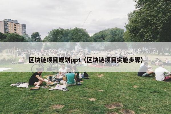 区块链项目规划ppt（区块链项目实施步骤）