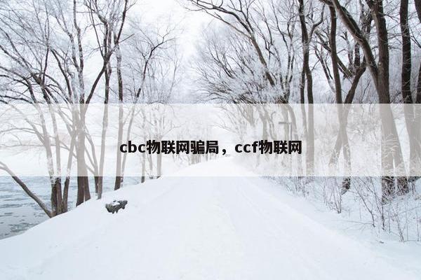 cbc物联网骗局，ccf物联网
