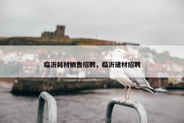 临沂耗材销售招聘，临沂建材招聘
