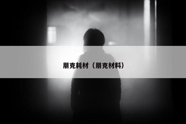 朋克耗材（朋克材料）