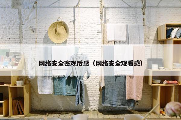 网络安全密观后感（网络安全观看感）