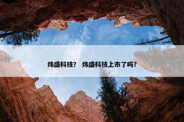 炜盛科技？ 炜盛科技上市了吗？