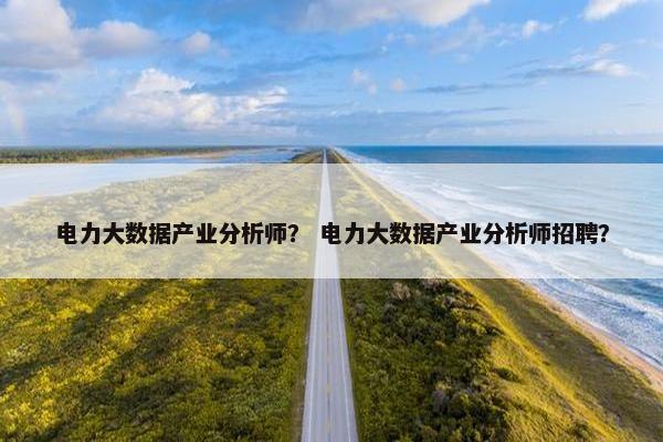 电力大数据产业分析师？ 电力大数据产业分析师招聘？