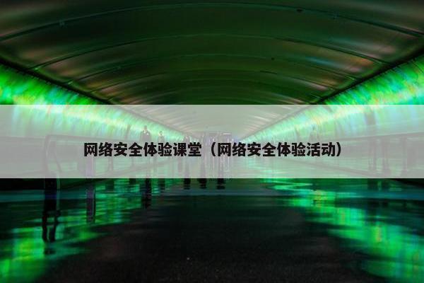 网络安全体验课堂（网络安全体验活动）