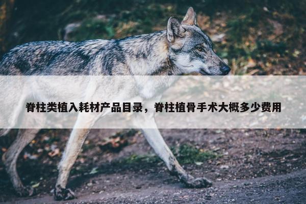 脊柱类植入耗材产品目录，脊柱植骨手术大概多少费用