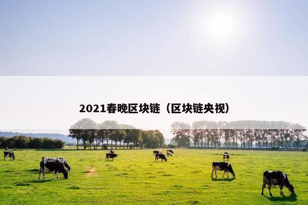 2021春晚区块链（区块链央视）