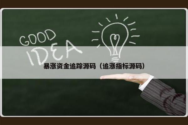 暴涨资金追踪源码（追涨指标源码）