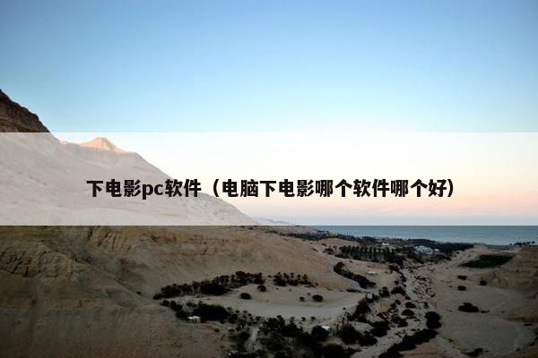 下电影pc软件（电脑下电影哪个软件哪个好）