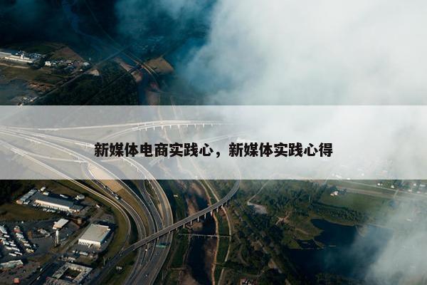 新媒体电商实践心，新媒体实践心得