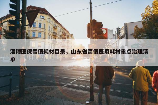 淄博医保高值耗材目录，山东省高值医用耗材重点治理清单