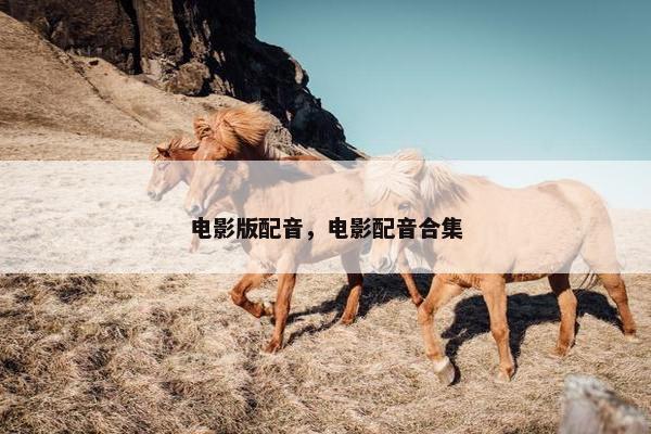 电影版配音，电影配音合集