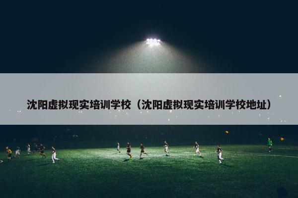 沈阳虚拟现实培训学校（沈阳虚拟现实培训学校地址）