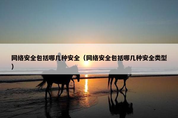 网络安全包括哪几种安全（网络安全包括哪几种安全类型）