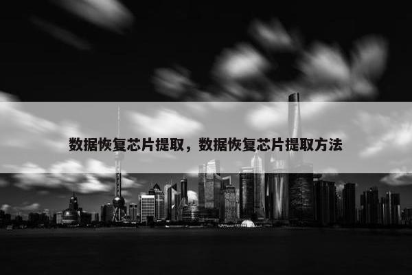 数据恢复芯片提取，数据恢复芯片提取方法