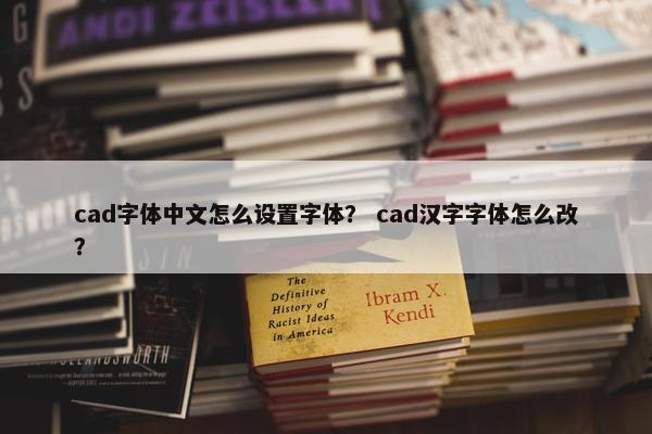 cad字体中文怎么设置字体？ cad汉字字体怎么改？