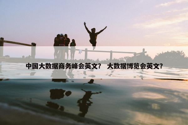中国大数据商务峰会英文？ 大数据博览会英文？