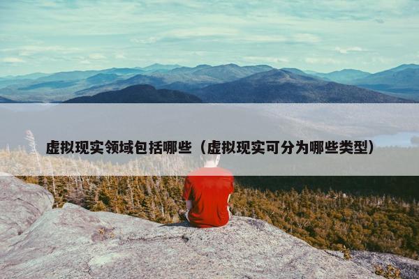 虚拟现实领域包括哪些（虚拟现实可分为哪些类型）