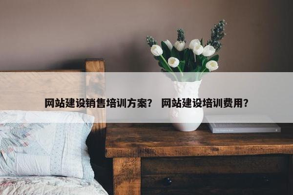 网站建设销售培训方案？ 网站建设培训费用？