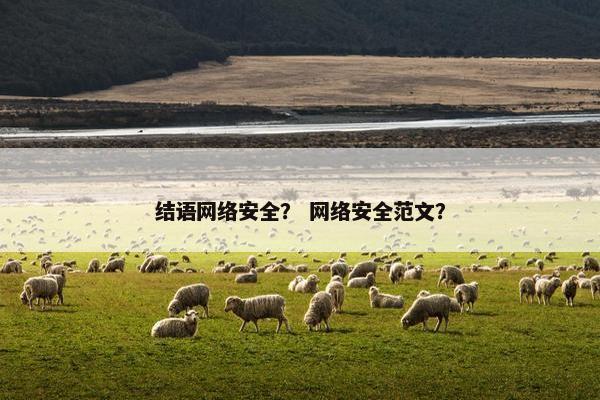 结语网络安全？ 网络安全范文？