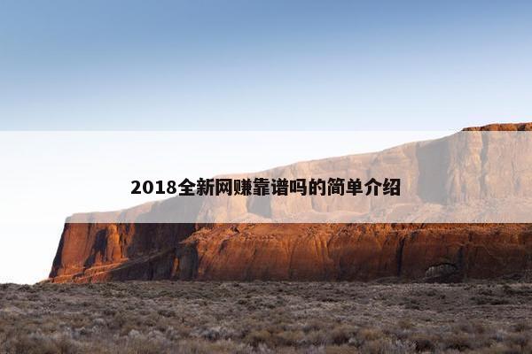 2018全新网赚靠谱吗的简单介绍