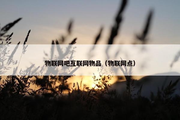 物联网吧互联网物品（物联网点）