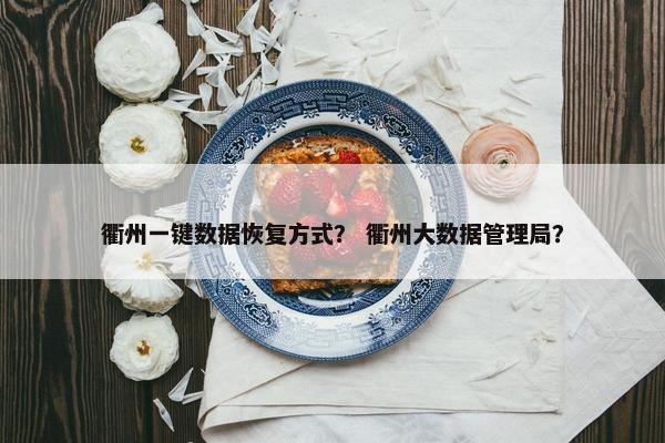 衢州一键数据恢复方式？ 衢州大数据管理局？