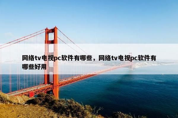 网络tv电视pc软件有哪些，网络tv电视pc软件有哪些好用