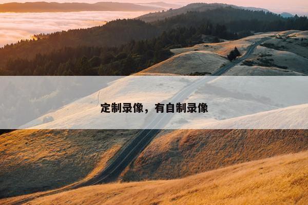 定制录像，有自制录像