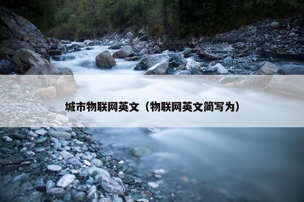 城市物联网英文（物联网英文简写为）