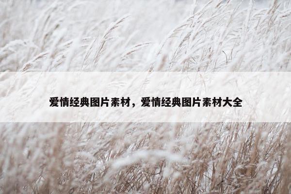 爱情经典图片素材，爱情经典图片素材大全