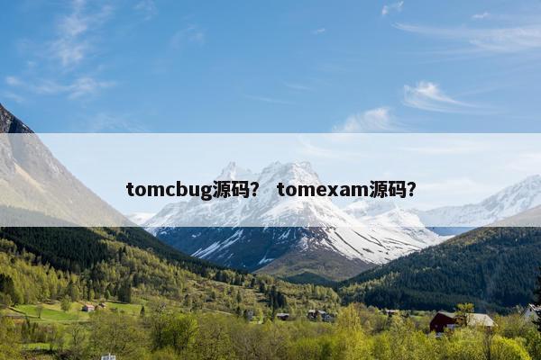tomcbug源码？ tomexam源码？