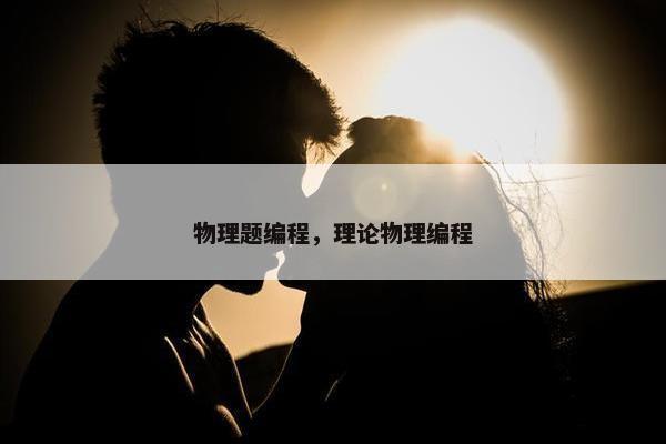 物理题编程，理论物理编程