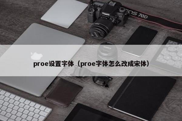 proe设置字体（proe字体怎么改成宋体）
