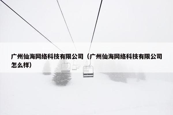 广州仙海网络科技有限公司（广州仙海网络科技有限公司怎么样）