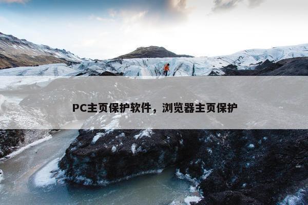 PC主页保护软件，浏览器主页保护