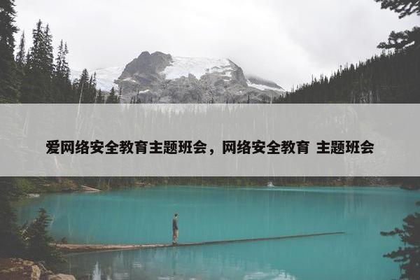 爱网络安全教育主题班会，网络安全教育 主题班会