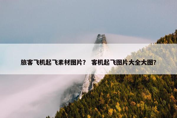 旅客飞机起飞素材图片？ 客机起飞图片大全大图？