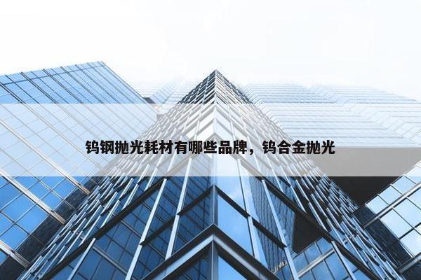 钨钢抛光耗材有哪些品牌，钨合金抛光