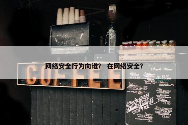 网络安全行为向谁？ 在网络安全？